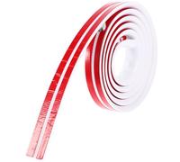 TEMPNAP White 2m Pvc Cord Organizer Tube Flexible Design Sturdy Plastic Wire Sleeve Tube Bundle Multiple Cables without Deformation for Computer Room Cable Management