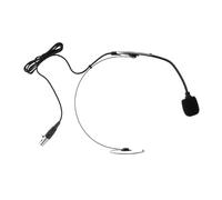 TEMPNAP Wired Headset Microphone for Voice Amplifier Black Four-pin Xlr Headworn Earset Mic Teacher and Speaking Amplifier System Compatible