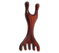TEMPNAP Wooden Facial Massage Tool for Acupoint and Trigger Point Therapy, Small Retro-Style Manual Massager Comb with Relaxing Smooth Finish, Portable Face and Nose Massage Tool