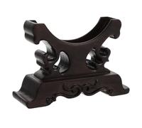 TEMPNAP Wooden Jewelry Display Holder Ebony Bracelet Rack Smooth Surface for Craft Storage and Bracelet Organiser