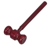 TEMPNAP Wooden Judge Gavel Mini Wooden Auction Hammer for Role Play Natural Educational for Justice Costume Accessory for Cosplay Parties