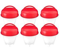 tempo di saldi 6 Silicone Baking Container for Boiled Eggs in Shirt and Other, 9 x 6 x 6 cm