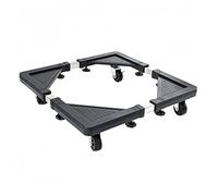 TEMPO DI SALDI Compact And Durable Adjustable Washing Machine And Refrigerator Holder With Wheels