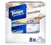Tempo Handkerchiefs XXL Light Box, Pack of 8