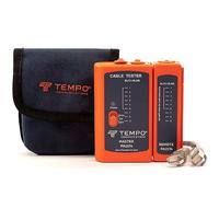 TEMPO PA1574 RJ45 Network Cable Tester, Ethernet Cable Tester, Cat5 Cable Tester for RJ11, RJ12 | CAT5E, CAT6 (Professional Grade)