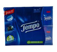 Tempo Tissues 4-Ply 1 Pack 30x10 Pieces = 300 Pieces - Machine Washable