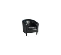 Seconique Tempo Tub Chair - Black Pu, Black