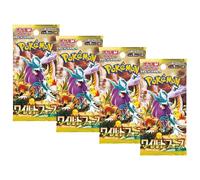 Temporal Forces Wild Force Japanese Pokémon Booster Packs (4 Packs) | Authentic Japanese Pokémon Cards | 5 Cards Per Pack | Titan Authenticated