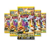 Temporal Forces Wild Force Korean 5 Booster Packs | TCYM Authenticated | Korean Pokemon Cards | Pokemon Temporal Forces Booster Packs | Pokémon Scarlet and Violet | That Mouse Fashion