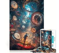 Temporal Navigator Jigsaw Puzzle for Teenagers 1000 Pieces Enhance Recall Quiet Fun Exact Edge Artistic Gift (50x75cm)