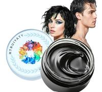Temporary Black Hair Colour Wax Natural Washable Instant Hair Color Pomades Mud for Kids Adult Cosplay Halloween Party