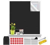 Temporary Blackout Blinds, 200x145cm Cut to Size Blinds Stick On Window, No Drill Blinds Curtains for Bedroom Nursery Loft Travel RV Car, Updated accessory VHB acrylic double-sided tape*18 and others