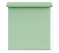 Temporary Blackout Blinds 60 x 130 cm Without Drilling, Easy Fit Home Office, Blinds Blackout Curtains, Roller Blind Bamboo Outdoor Window, for any Room, Tender Green