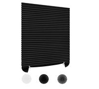 Temporary Blackout Blinds for Bedroom Windows, Portable Blackout Window Blinds Cut to Size Self-adhesive Non-woven Blinds No Drill Blinds Privacy Blinds for Bathroom Kitchen with 2 Clips