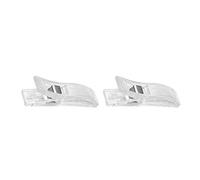 Temporary Blinds Clips,2Pcs Plastic Clips for No Drill Blinds,Transparent Clip for Paper Blinds,Clear Clips for Window Blinds Curtains (2)