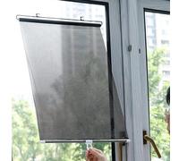 Temporary Blinds Suction Cup for Windows,No Drill Blinds Stick on Curtains for Bedroom Kitchen Bathroom Windows,Privacy Protection (68×125cm)