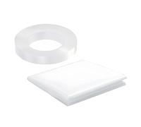 Temporary Broken Window Cover - Pre Cut Repair Film | Waterproof Temporary Broken Car Window Cover, transparent glass patch with Double Sided Tape, storm damage protector for Vehicles Trucks SUV Van W