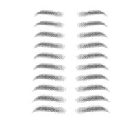 Temporary Eyebrow Stickers Waterproof - 10 Pairs Natural Looking Transfer Brows, Peel And Apply Eyebrow Decals For Women With Sparse Brows, Makeup Replacement, Quick Fix, Instant Shaping