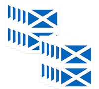 Temporary Face & Body Tattoo Sticker Flag Tattoos for trips pub World Cup Transfer Stickers for St George's Day Football Fan Kids Party Decorations - 5 Pack/20 Tattoos (Scotland)