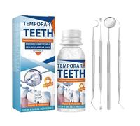 Temporary Filling Kit for Teeth - Moldable False Teeth Filling Repair Kit - Denture Repair Beads for Fixing Missing Broken Teeth - Missing Tooth Replacement