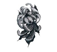 Temporary Floral Tattoos Adults for Women Temporary Neck Long Lasting Temp Realistic Fake Unique Tattoo Mandala Body flowers Sticker Women Real Looking Fake Tatoos (Temporary Tattoos Sticker 9)