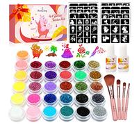 Temporary Glitter Tattoo Kids - Eleanore's Diary Art Glitter Make Up Kit