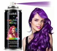 Temporary Hair Color Spray One-Time Use Hair Spray, Washable Hair Dye, Natural Hair Color Wax, Non-sticky for Cosplay,Party,Christmas,Halloween,Purple