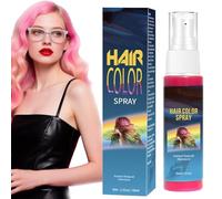 Temporary Hair Color Spray - Pink Hair Spray - Instant Styling One Time Coloured hair spray -Washable Temporary Hair Dye, Fast Dyeing Pink hair s pray Wash Out Kids, Men and Women