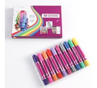 Temporary Hair Color Sticks 10pcs Chalk Washable For Girls Creative Dyes Markers Friendly Birthday Present Christmas Hair Chalk For Teens