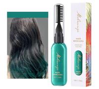 Temporary Hair Color Wax Colored Mascara Eyebrow Cream 1.5ML, Stylish Disposable Hair Dye Mud, Portable Hair Color Cream Mascara for Party, Cosplay -UKHZ04 (Turquoise, 1.5ML)