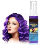 Temporary Hair Colour Spray, Blue Color Hairspray, Washable One Time Temporary Hair Dye Spray Instant Styling for Adults Party Fancy Dress Cosplay Christmas Halloween (Purple, 30ML)