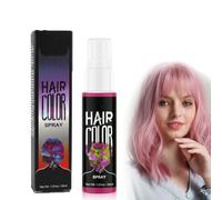 Temporary Hair Colour Spray,Crazy Pink Color Hair Spray -Crazy Pink Temporary Coloured Hair Spray Instant Styling,Washable Hair Dye Spray Instant Hair Dye for Halloween,Cosplay, Easy to Color, 30ml