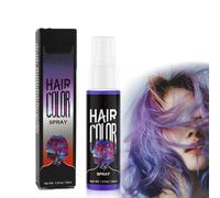 Temporary Hair Colour Spray,Crazy PurpleColor Hair Spray - Crazy Purple Temporary Coloured Hair Spray Instant Styling, Washable Hair Dye Spray Instant Hair Dye for Halloween,Easy to Color, 30ml