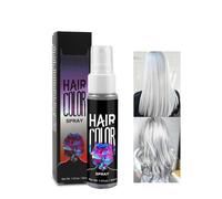 Temporary Hair Colour Spray,Crazy White Color Hair Spray -Crazy White Temporary Coloured Instant Styling,Washable Hair Dye Instant Hair Dye for Halloween,Cosplay, Easy to Color, 30ml