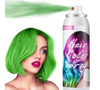 Temporary Hair Colour Spray for Kids Adults, 100ML Temporary Vibrant Shades,Washable Hair Color Spray Hair Dye for Party, Halloween, Christmas, Green Hair Spray