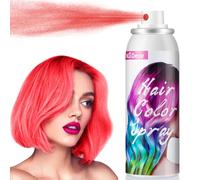 Temporary Hair Colour Spray for Kids and Adults - 100ML Vibrant Washable Hair Dye for Party, Halloween, Christmas - Red