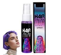 Temporary Hair Colour Spray, Purple Hair Spray Colour for Kids Wash Out, Temporary Hair Colour Instant Styling for Cosplay, Prom, Party, Christmas, Halloween, Gentle Formula, Non Sticky (Purple)
