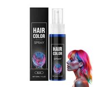 Temporary Hair Colour Spray, Purple Hair Spray Colour for Kids, Washable Coloured Hairs Dye, Shimmer Effect, Quick Dry, for Kids and Adults, Theme Parties, Fancy Dress Costumes, Easy to Color (Blue)