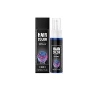 Temporary Hair Colour Spray,Washable Hair Color Spray,Fast Temporary Hair Dye for S/pray H/air D/ye for Party Instant Styling, Vivid Non Permanent Hairs Color (Blue)