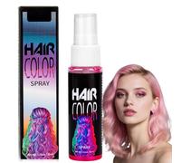 Temporary Hair Colour Spray,Washable Hair Color Spray,Grey Hair Dye Spra/y,Semi Permanent Hair Dye S/pray,Fast Temporary Hair Dye for Halloween,S/pray H/air D/ye for Cosplay Instant Styling,Pink