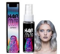 Temporary Hair Colour Spray,Washable Hair Color Spray,Grey Hair Dye Spra/y,Semi Permanent Hair Dye S/pray,Fast Temporary Hair Dye for Halloween,S/pray H/air D/ye for Cosplay Party Instant Styling,Grey