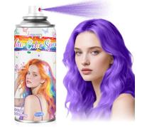 Temporary Hair Colour Spray - Washable & Non-Sticky Halloween & Party Hair Makeup for Kids & Adults for Christmas Birthday New Year Fancy Dress & Festivals(Purple)
