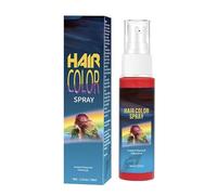 Temporary Hair Colour Spray, Washable Single-Use Hair Dye Spray, Instant Styling Suitable for Children And Adults With Various Hair Types, Christmas, Halloween And Similar Occasions (Red)