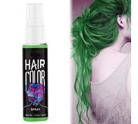 Temporary Hair Dye,Hair Colour Liquid, Crazy Green Hair Spray Temporary, Washable Temporary Hair Colour,Instant Hair Dye for Christmas, Halloween, Birthdays,Party,Cosplay,Christmas