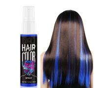 Temporary Hair Dye,Hair Colour Spray,Crazy Blue Hair Spray Temporary, Washable Temporary Hair Colour Instant Styling,Instant Hair Dye for Christmas, Halloween, Birthdays,Party,Cosplay,Christmas (Blue)