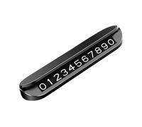 Temporary Number Parking Number Plate | Metal Plate Car Parking Card,Auto Accessories, Move the Car Mobile Phone Holder, Moving