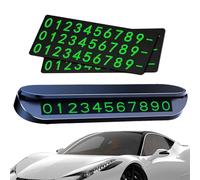 Temporary Parking Card - Aluminium Registration