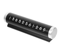 Temporary Parking Card Aluminum Alloy Plate Number for Drivers