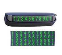 Temporary Parking Card - Car Telephone Plate for Dashboard | Parking Sign with Number Display, Portable Vehicle Accessory, Easy Contact Tool, Anti-Slip Holder, Practical Driving Aid for Home Use