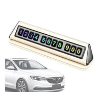 Temporary Parking Card | Temporary Car Parking Phone Number Temporary Car Parking Magnetic Mobile Phone Number for Parking